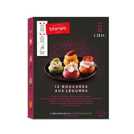 12 bouchées aux légumes