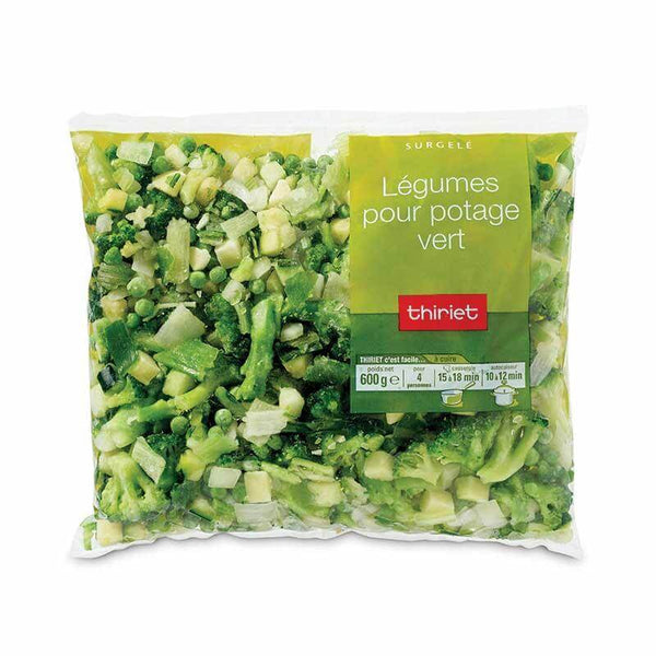 Frozen Green Vegetables for soups 