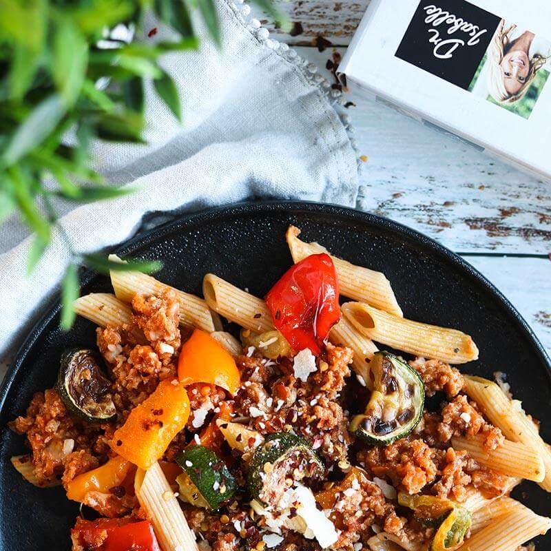 Mediterranean-style veggie pasta (Isabelle Huot)