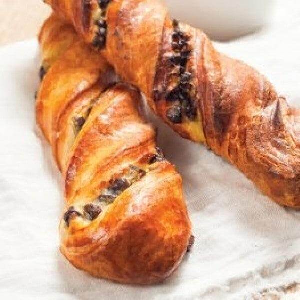  13 Black Chocolate Twists (pure butter)